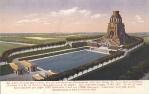Das größte Denkmal Deutschlands: errichtet vom Deutschen Patriotenbund unter dem Vorsitz des Herrn Geheimrat Thieme...