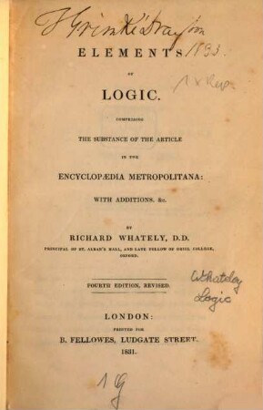 Elements of Logic