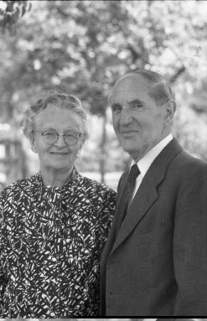 Diamanthochzeit der Eheleute Berta und Jakob Burgmann