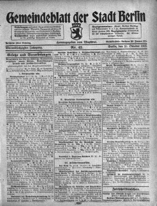 1923,42: Nr. 42, 21. Oktober 1923