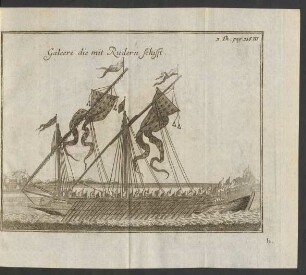 Galeere die mit Rudern schifft 3. Th. pag. 236 III