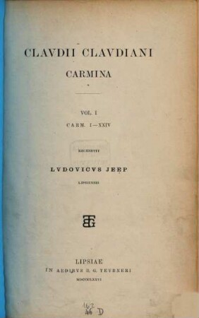 Carmina, I
