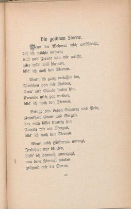 Die goldnen Sterne.