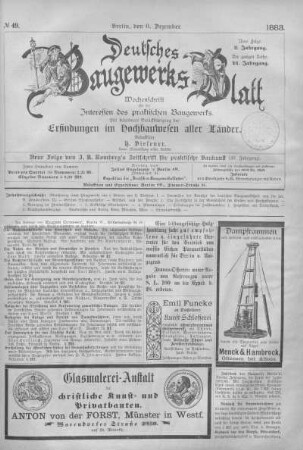 43. Jahrgang. No 49.