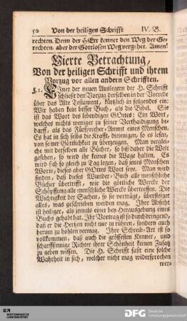 Vierte Betrachtung.