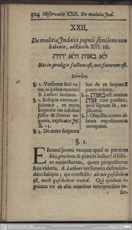 XXII. De malitia Judaici populi similem non habente, ad Ezech. XVI. 16.