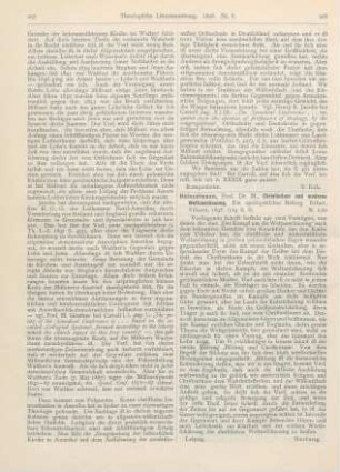 228 [Rezension] Heinzelmann, M., Christentum und moderne Weltanschauung