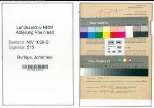 Entnazifizierung Johannes Burlage , geb. 07.04.1902 (Buchbinder)