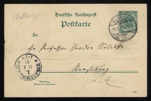 Brief 1: 10.01.1891