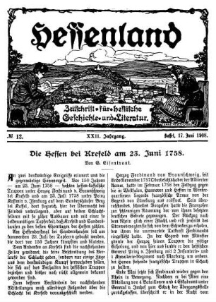 No. 12, 17. Juni 1908