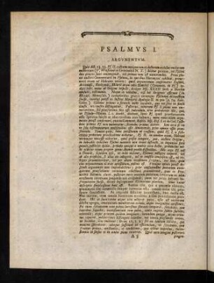 5-18, Psalmus I.