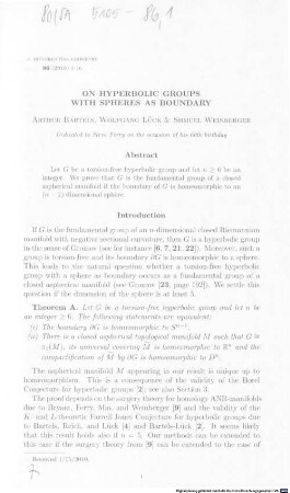 On hyperbolic groups with spheres as boundary