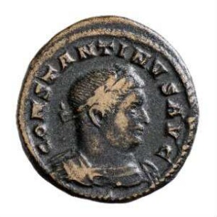 Münze, Halbfollis, Aes 3, 310 - 311 n. Chr.