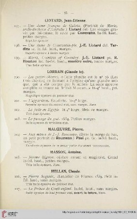 Gravures anciennes XVIme, XVIIme et XVIIIme siècles (Nr. 197-336)