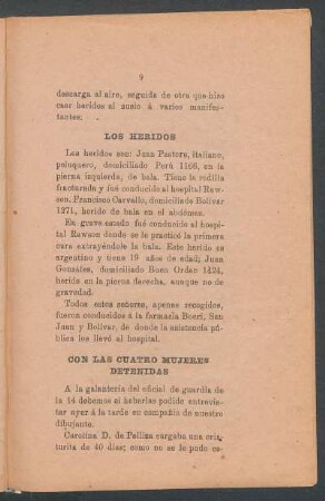 Los heridos