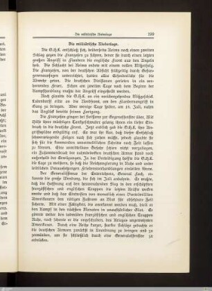 Die militärische Niederlage