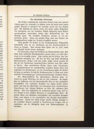 Die militärische Niederlage