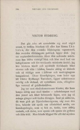 Viktor Rydberg.