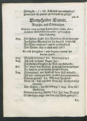 Dreyzehender Eintritt.