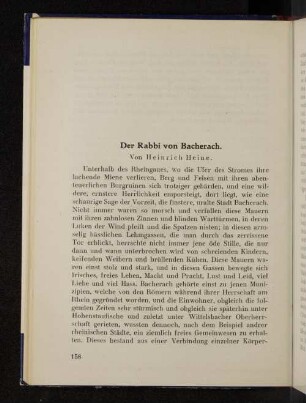 Der Rabbi von Bacherach.