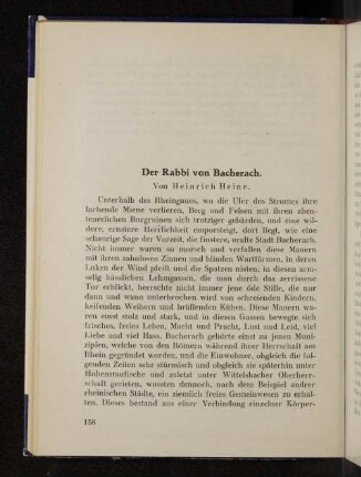 Der Rabbi von Bacherach.