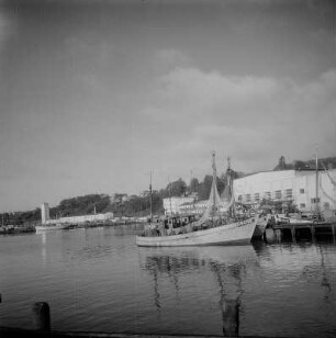 Saßnitz. Fischereihafen
