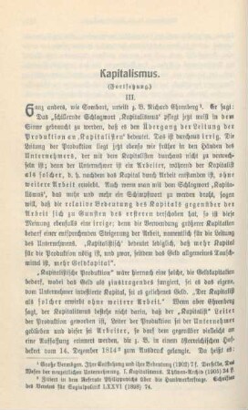 412-420 Kapitalismus : Fortsetzung