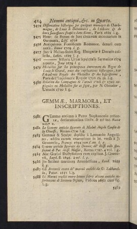 414-443, Gemmae, Marmora, et Inscriptiones - Italia