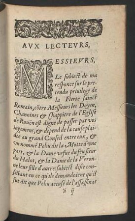 Aux lecteurs.