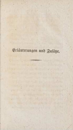 Erläuterungen und Zusätze