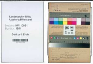 Entnazifizierung Erich Senkbeil , geb. 18.09.1892 (Schachtmeister)