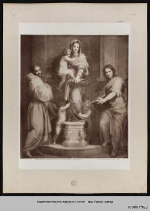 Madonna mit Kind und zwei Heiligen