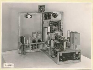 10 kW Fernsehsender Nr. 507, B6 Einschub Modulator II, Foto 1954