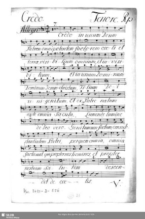 Tenore ripieno