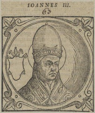 Bildnis von Papst Ioannes III.
