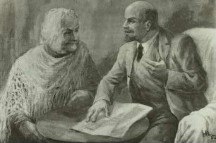 Klara Zetkin und Lenin