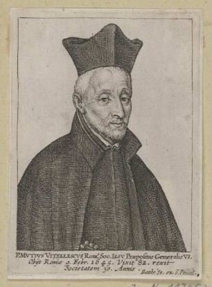 Bildnis des P.Mvtivs Vitellescvs
