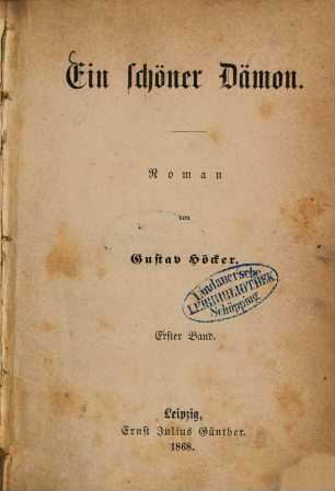 Ein schöner Dämon : Roman, 1