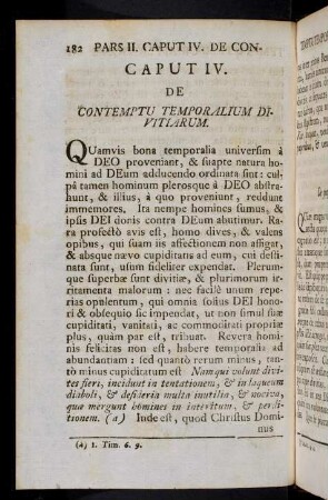 182-188, Quamvis bona temporalia ...; § 1