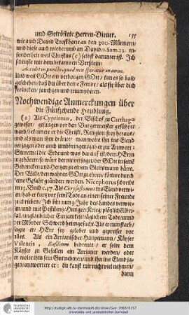 Nothwendige Anmerckungen über die Fünfzehende Handlung.