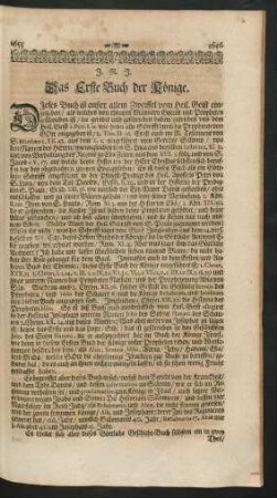 Das Erste Buch der Könige.