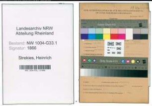 Entnazifizierung Heinrich Strekies , geb. 03.10.1896 (Lehrer)