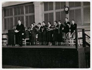 Chor auf Ellis Island, New York