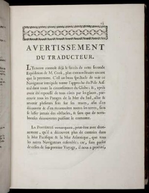 Avertissement Du Traducteur.
