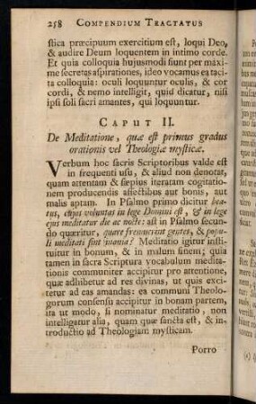 258-269, Caput II - IV