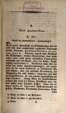 Handbuch des heutigen deutschen Privatrechts : Nach dem Systeme des Herrn Hofraths Runde. Fünfter Band