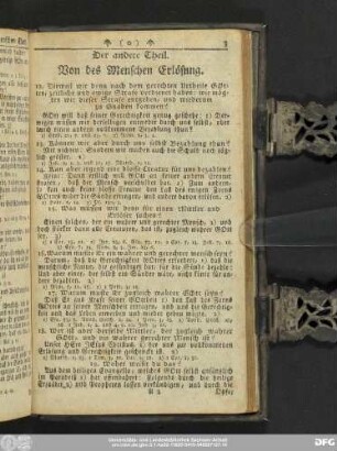 Der andere Theil. Von des Menschen Erlösung.