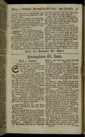 Evangelium St. Lucä. - Evangelium St. Johannis.