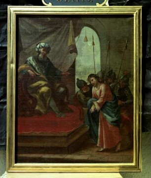 Kreuzweg — Christus vor Pilatus