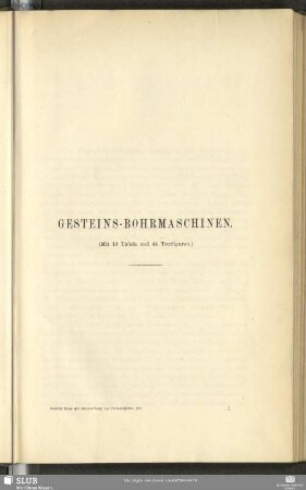 Gesteins-Bohrmaschinen